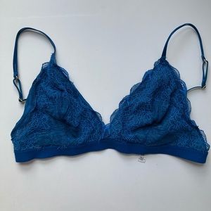 Vibrant Blue Madewell Bralette // Size M